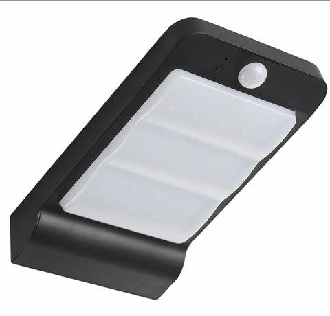 Rechargeable LED Solar Wall Mount Minimalist Torch Flashlight with Front Back Butterfly Light IP68 Waterproof & Sensor Control