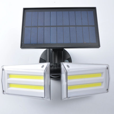 Solar Motion Sensor LED Wall Lamps with Super Bright IP44 Waterproof Outdoor Light Dimmable for Yard Use