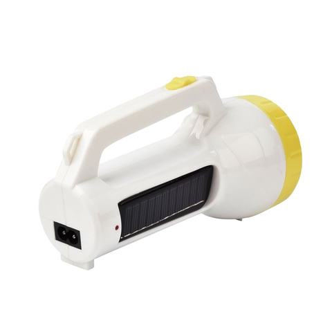 New Hot Sales Handle Solar High Power Led Torch Rechargeable Emergency Flashlights Torch Light Rechargeable Battery IP65 ROHS Ce