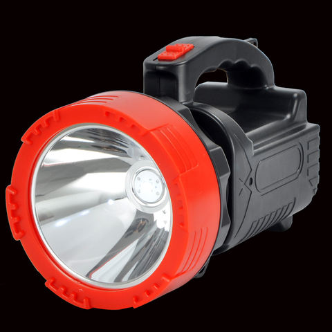 5w Super Bright Handy Rechargeable AC Charge 2400MAH 2 Modes High Power Led Torch Light