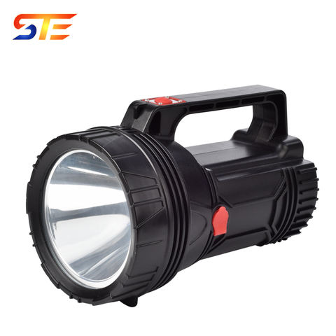 High Power 10W T6 LED IP65 ABS Outdoor Camping Rechargeable Bright Long Range Torch