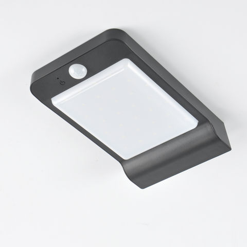 LED Solar Motion Sensor Light Wall Mount Security Light with Front and Back Butterfly Light