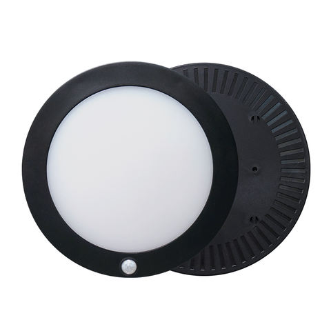 BRIGHT LED Ceiling Light with Dusk-to-Dawn Feature Flush-Mounted Motion-Sensor Wall Lamp for Living Room Stair Porch and Closet