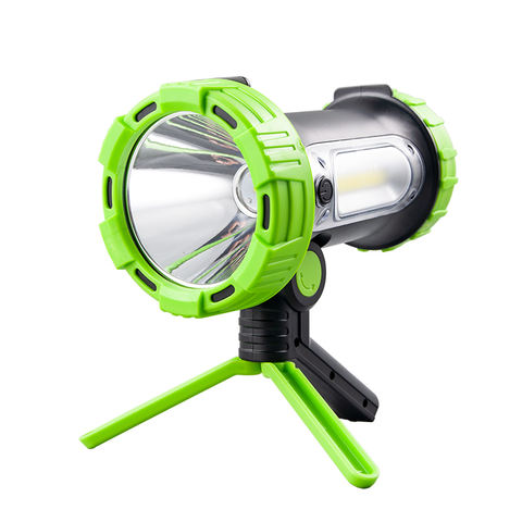 6000Lumens LED Rechargeable Spotlight Flashlight 6 Modes Bright Handheld Large Flashlight With Tripod