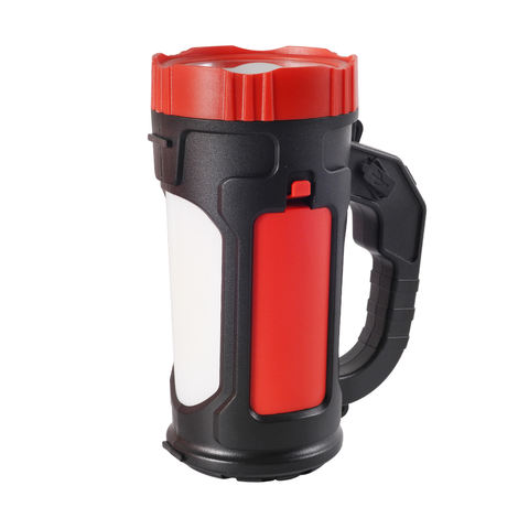 Outdoor Economic Rechargeable Torch Flashlight Side Light High-Medium-Low-Strobe-SOS Function 50000 Hours Working Time USB