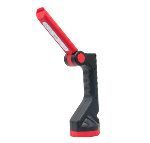 Solar Torch Light with Side Light Camping Flashlight with hook Light-weight USB Charging