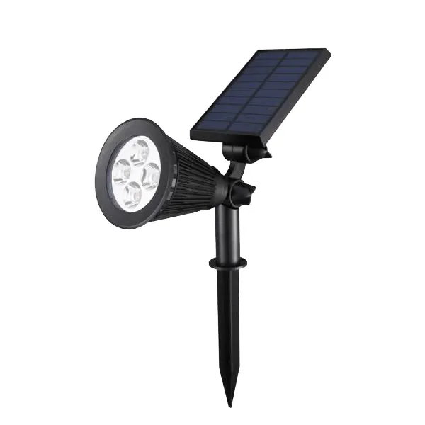 Solar Spot Light for Garden Hot Sale Driveway Solar Light 4LED LED IP65 ROHS Ce 1-year 10000 3500K (warm White)