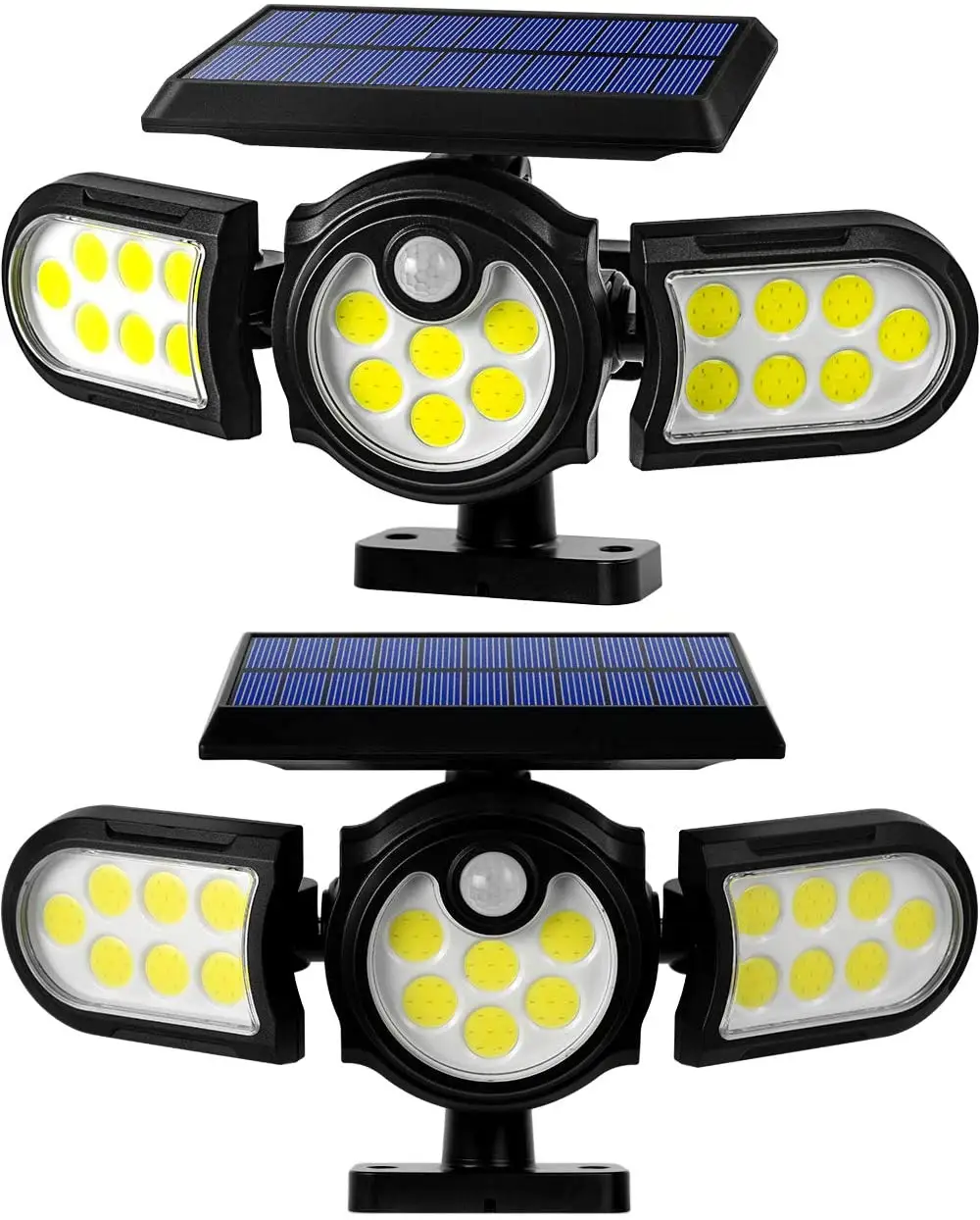 Outdoor IP65 Waterproof 450 Lumens 3 Modes 140LED Wireless Wall Solar Motion Sensor Safety Light for Garden Terrace Garage