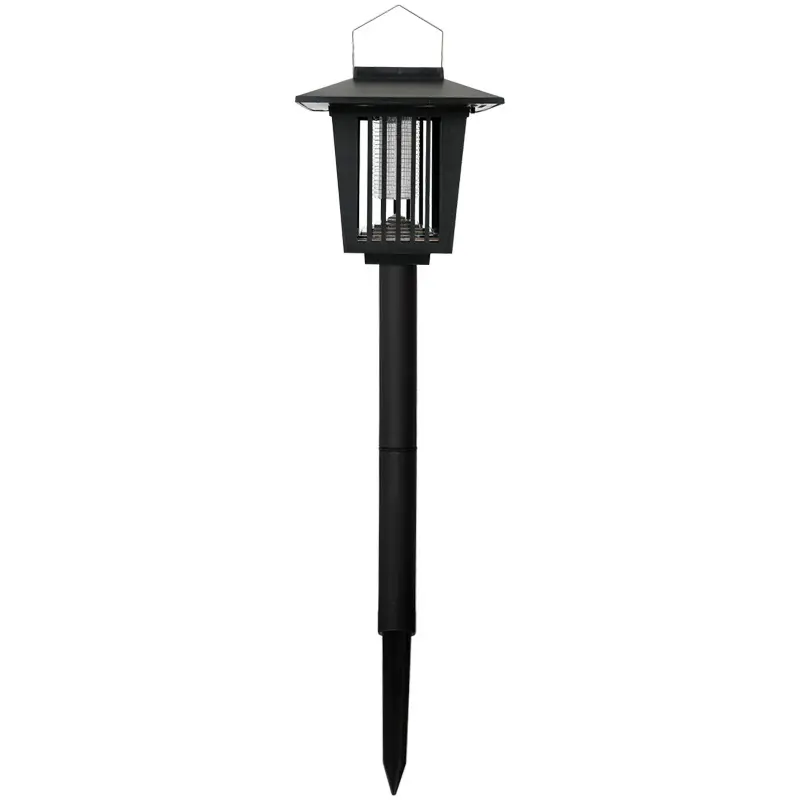 Solar Bug Zapper Outdoor Garden Mosquito Fly Killer Solar LED Pathway Lights Ground Landscape Lighting for Camping
