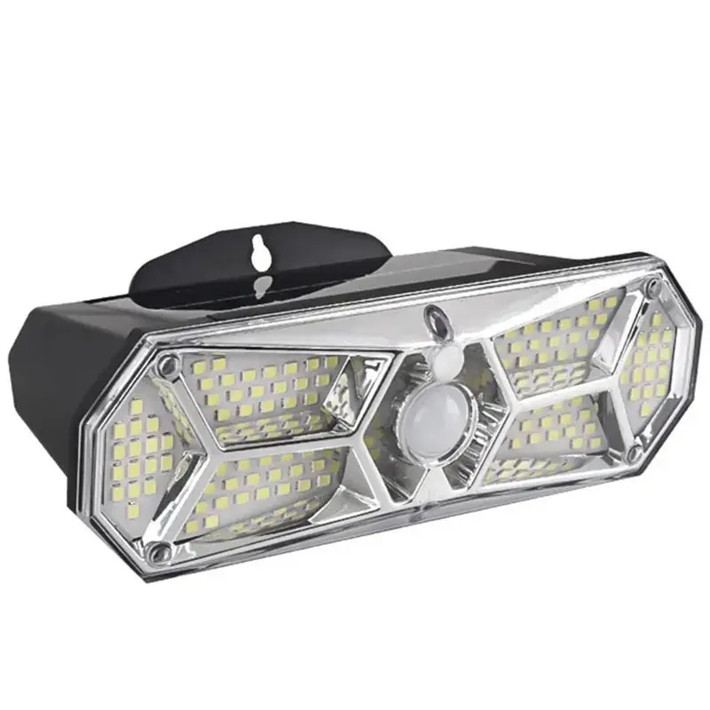 126LED Modern Waterproof Super Bright Outdoor Solar Wall Light Body Motion Sensor Security Garden Light