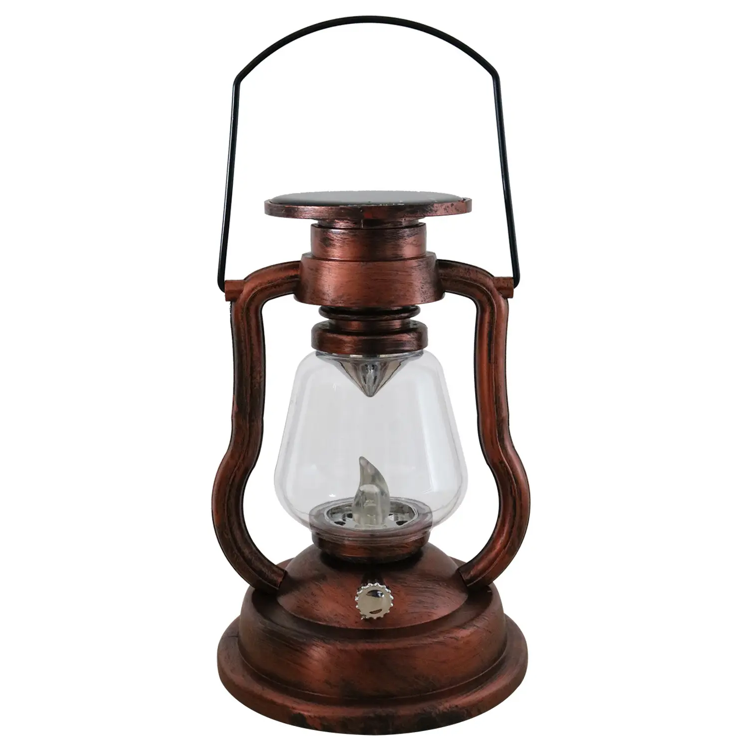 Outdoor Waterproof Solar Led Retro Kerosene Lamp Landscape Garden Light Flame Candle Camping Lamp Lantern