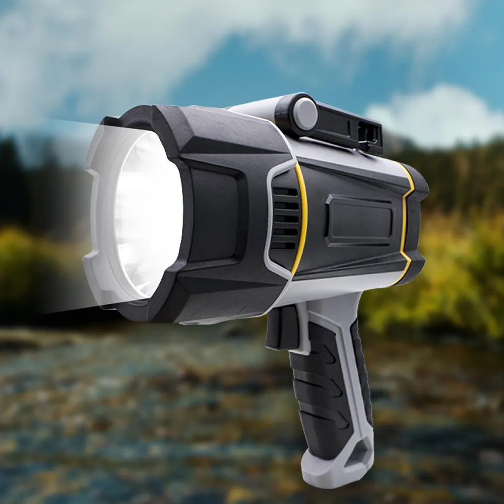 Powerful Portable Multifunction Mini Rechargeable Led Handheld Long Range Distance Hunting Searchlights Spotlight Flashlight