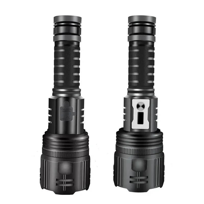 3400 Lumens XHP360 Torch Super Bright Waterproof Led Rechargeable Zoomable Tactical Torch Flashlights for Camping Outdoor