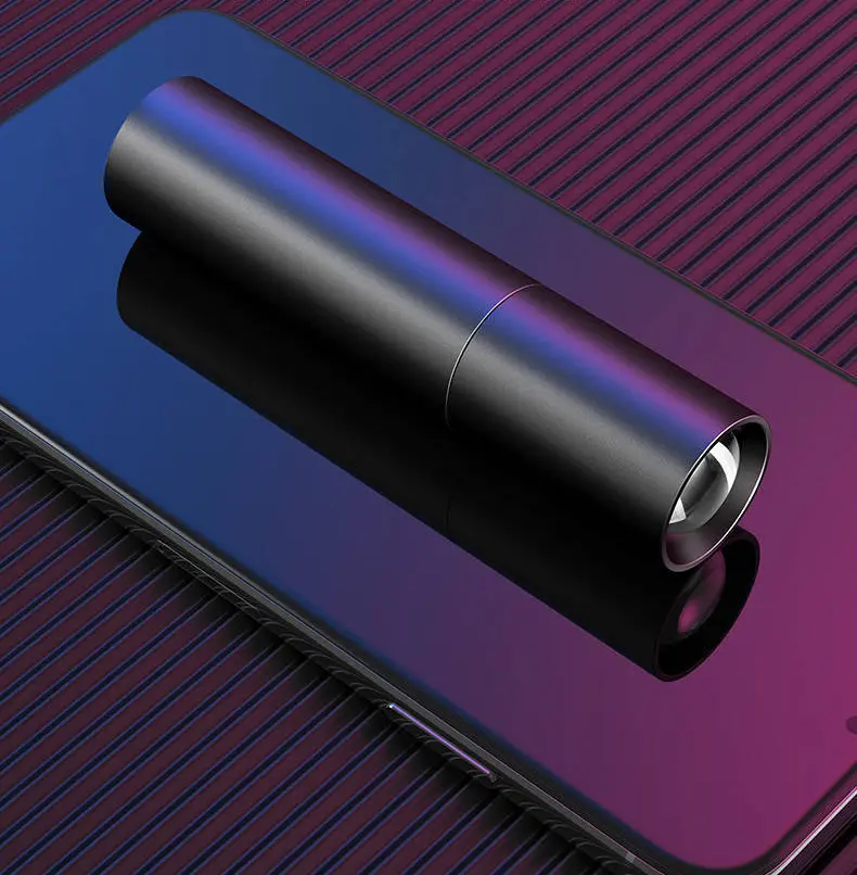 Rechargeable Portable Mini Pocket Tactical Zoomable Waterproof Keychain Promotional LED Flashlights Torch for Camping Emergency