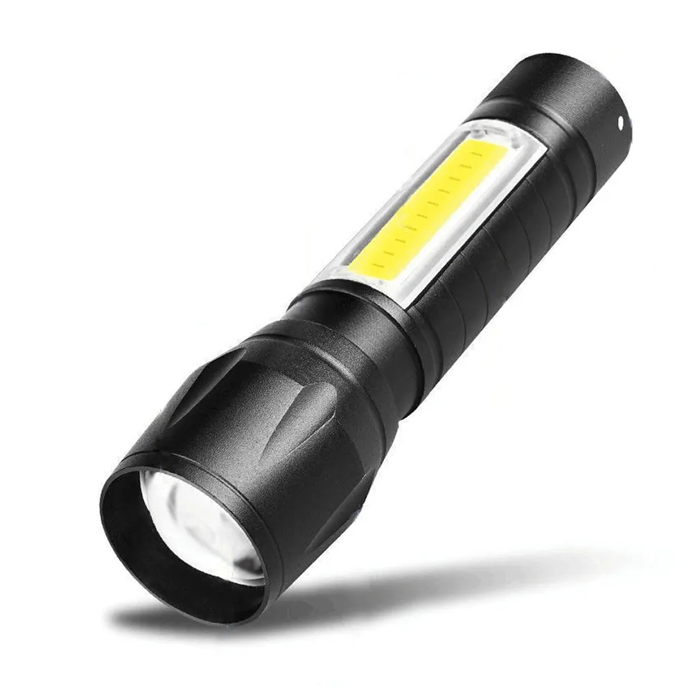 Ultra Bright USB Rechargeable Waterproof Mini LED Torch Light Flashlight for Emergency