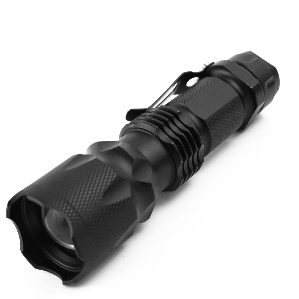 Hot Sell 120 Lumen Aluminium Pocket LED Mini Tactical Flashlight Portable EDC Torches Flashlights Rechargeable