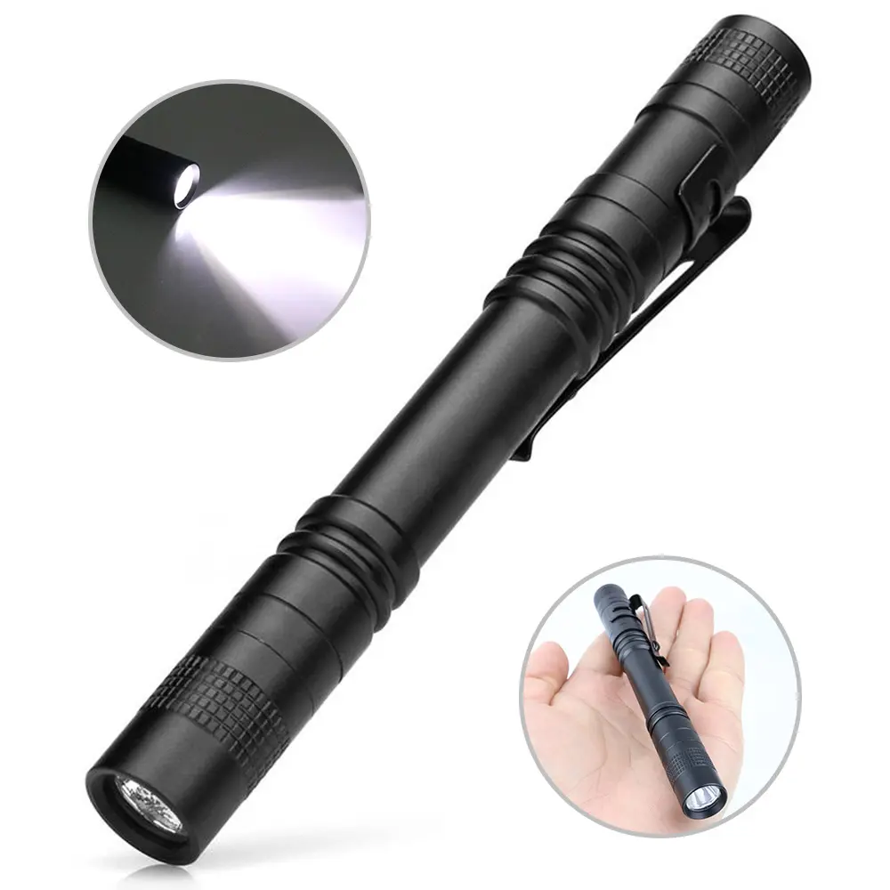 120 Lumens Torch Led Aaa Battery Aluminum Alloy Mini Lampe De Poche Led