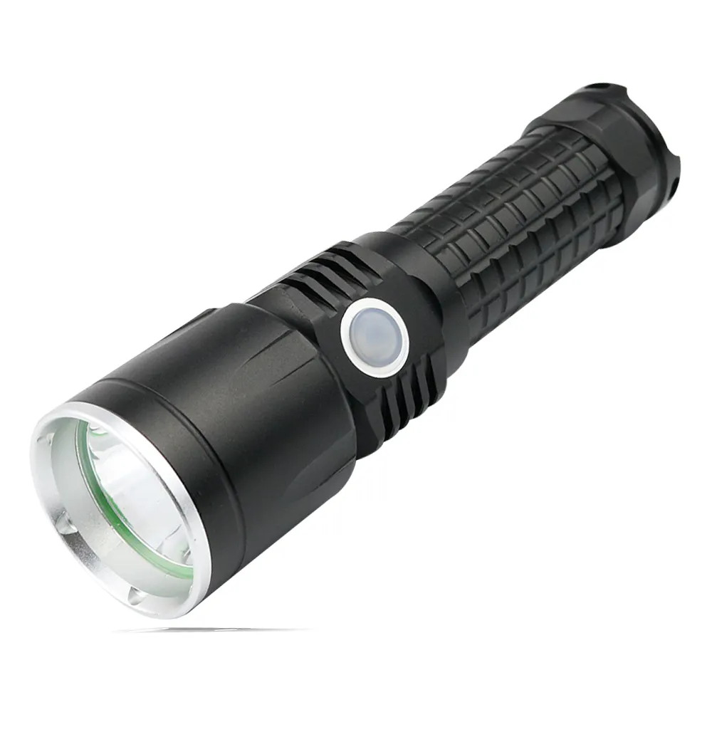 USB Charging Light Flashlight Fixed Focus Focused Long Range Tactical Flashlight for Hunting