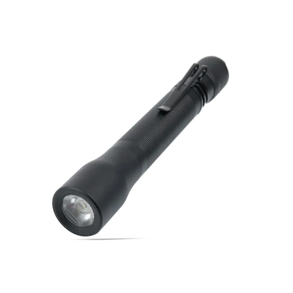High Lumens Aluminum AA Battery Powered Pocket LED Flashlight
