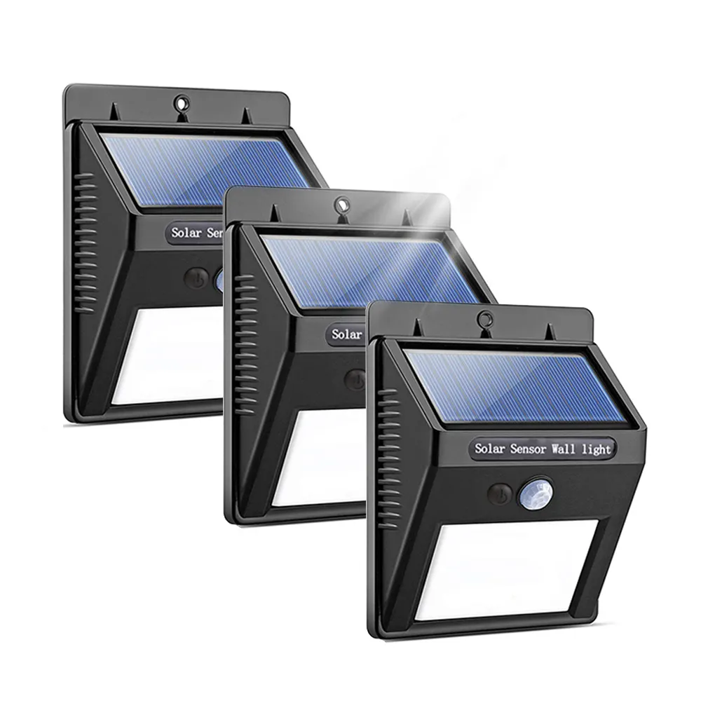 20 LED Lamparas Solares De Pared Impermeable IP65, Luz De Solar, Solar Luminarias