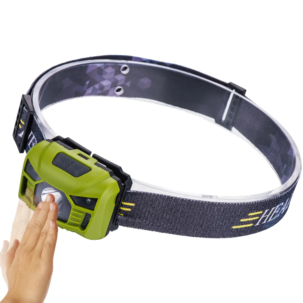 Waterproof Adjustable Camping Led Head Light Miner Head Light Spot Head Torch USB Rechargeable Sensor Headlamp