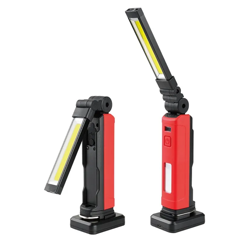 5W LED 10W COB Rechargeable Work Light with Charging Base and Memory Function with Strong Magnet