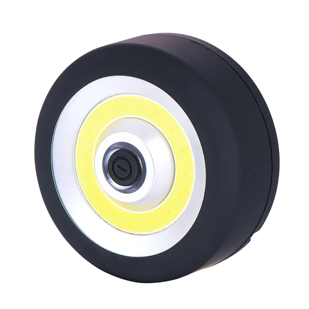 Hot Sale Magnetic COB Round Mini Led Work Light with Magnet and Hook