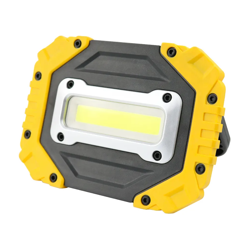Cordless 10W Portable COB LED Work Light with Stand X AA Battery Waterproof 4 Cold White ROHS Ce
