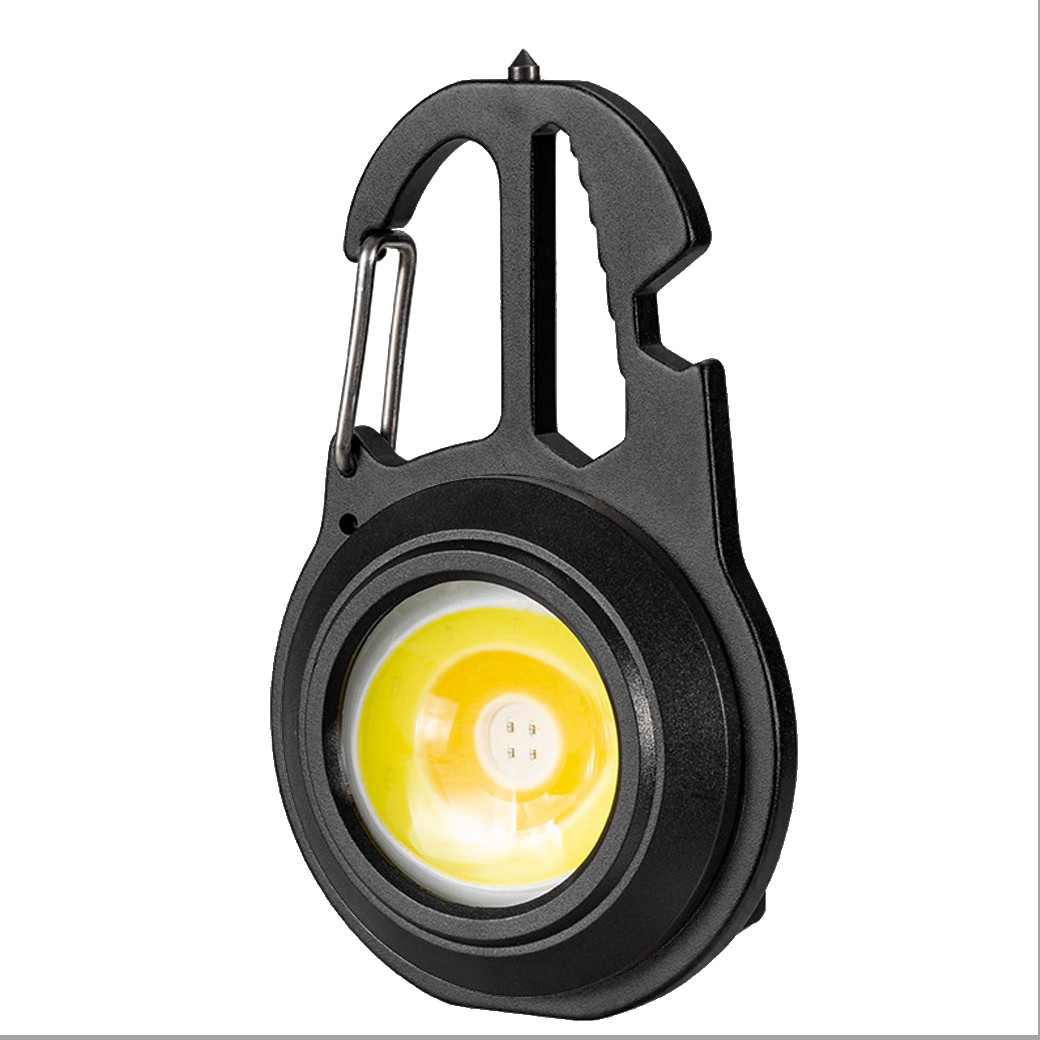 Multi-function Mini Rechargeable Working Light Strong Magnet Screwdriver Adjustable COB Portable Keychain Working Light