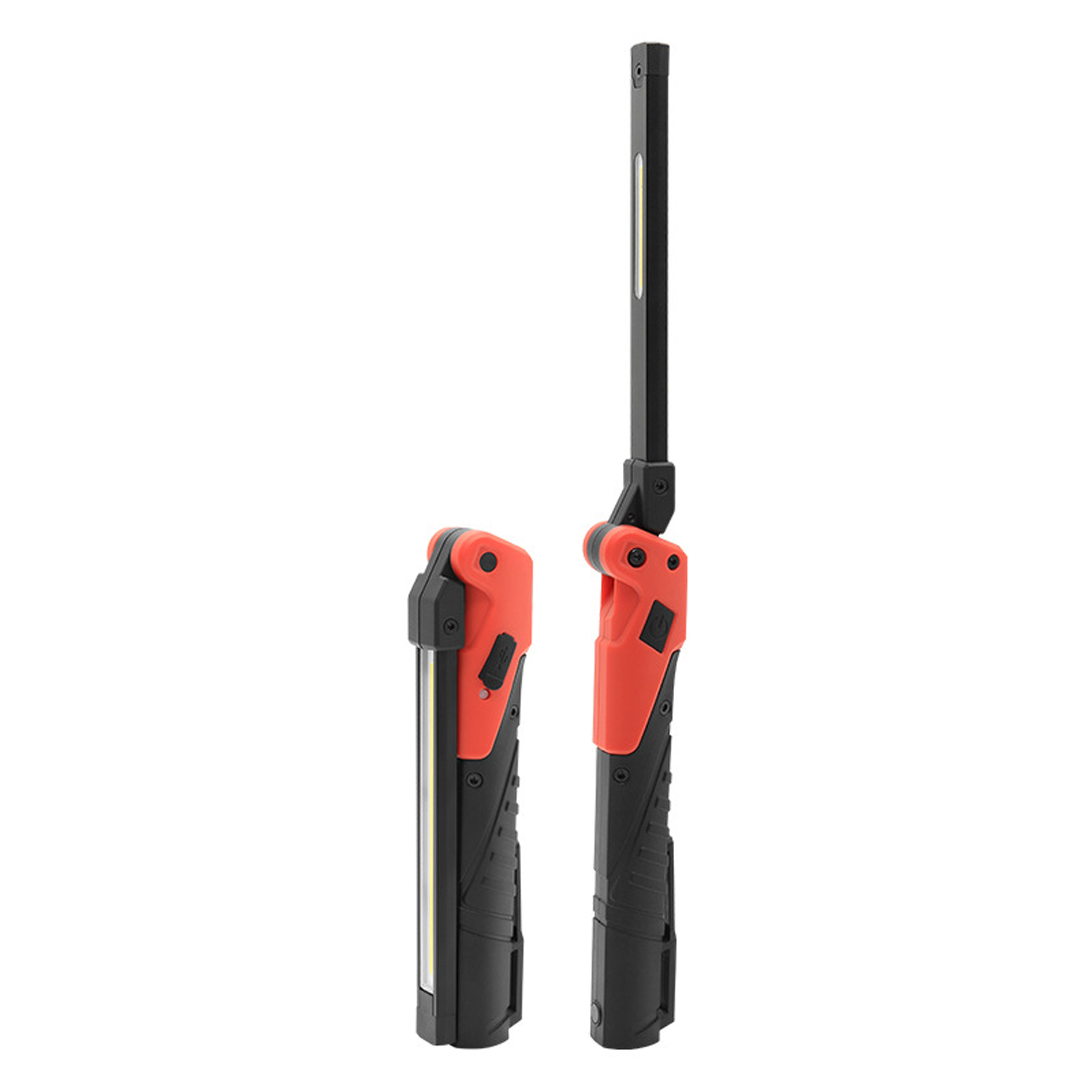 Portable Foldable Pocket DC Cordless Inspection Light Magnetic Flashlight Dual COB LED Rechargeable IPX4 Waterproof 7000K