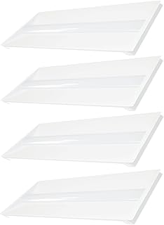 2x4 LED Troffer Light,4 Colo Options 3000K-5000K,50W/40W/35W/30W/25W,Up to 7500 Lumens,0-10V Dimmable Drop Ceiling Lights,100-277V,ETL & DLC Listed,Commercial Grade,4 Pack