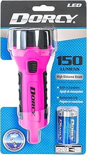55 Lumen Floating Water Resistant LED Flashlight with Carabineer Clip, Pink ( 41-2509)
