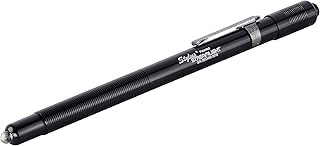 65022 Stylus 2-Lumen Blue LED Pen Light for Inspectors, Technicians, Medical Professionals and First Responders with 3 AAAA Alkaline Batteries, Black