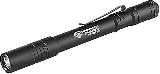66134 Stylus Pro USB 350-Lumen Rechargeable White LED Pen Light for Inspectors, Law Enforcement, and Everyday Use with USB Cable, and Nylon Holster, Black