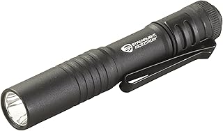 66318 MicroStream 45-Lumen Everyday Carry Pocket Flashlight with AAA Alkaline Battery, Black