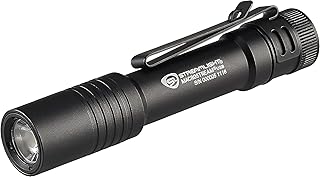 66320 MacroStream USB 500-Lumen 2000-Candela Rechargeable EDC Compact LED Flashlight with USB Cable, Black
