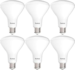 6 Pack BR30 Light Bulb LED Recessed Can Light Bulbs, Indoor Flood Light Bulb 850 LM, 11W (65W Equivalent), 3000K Warm White, Dimmable, E26 Base, for Home, Kitchen, Bedroom UL