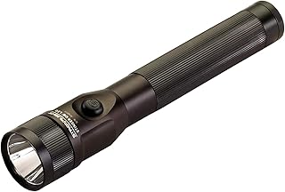 75866 Stinger DS 425-Lumen 26000-Candela Rechargeable LED Flashlight with Dual Switches and 120V AC/12V DC Smart Charger and 1 Smart Charge Holder, Black