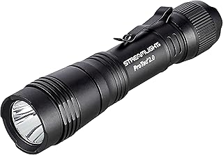 89000 ProTac 2.0 2000-Lumen 17300-Candela Rechargeable Tactical LED Flashlight with USB C Cable, and Holster, Box, Black