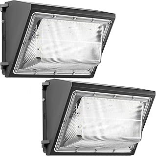 Dusk to Dawn 120W LED Wall Pack Light Fixture, 15600LM 600-800W HPS/HID Equivalent, 5000K Daylight Commerical/Industrial Outdoor Security Lighting, ETL for Parking Lot,Warehouse,Entrance