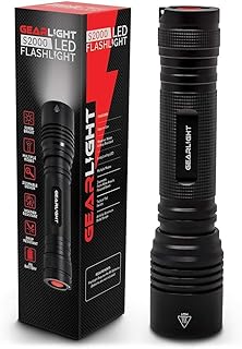 Flashlight High Lumens, Tactical Flashlight Battery Powered (Batteries Not Included), Bright Handheld Flashlight for Camping, Hunting, Home, Security, Hiking, Walking at Night & Emergency Use