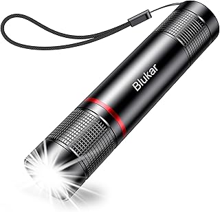 Flashlight Rechargeable, High Lumens Flashlight, Super Bright Small LED Flash Light- Zoomable, Adjustable Brightness, Long Lasting for Camping, Outdoors and Home Emergency