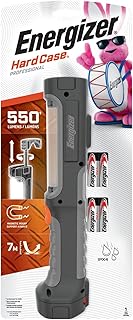 HC-550 LED Flashlight, Water Resistant LED Magnetic Work Light, Flash Light with AA Batteries Included, Pack of 2