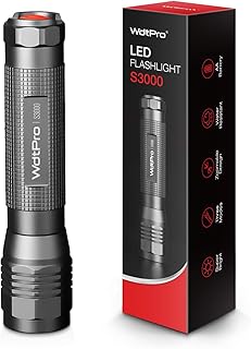 High-Powered LED Flashlight S3000, Super Bright Flashlights - High Lumen, IP67 Water Resistant, 3 Modes and Zoomable for Camping, Emergency, Hiking, Gift