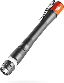 Inspector 500+ Flex Pen Light | 500 Lumens, 8 Light Modes, Rechargeable LED Flashlight & 360 Degree Area Lighting, Magnetic Base, IPX7 Waterproof, Pocket Size for EDC, Includes USB Charging Cable