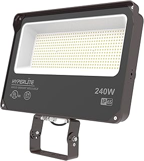 LED Flood Light 240W 28800LM 5000K Daylight IP65 Waterproof Outdoor Floodlights UL Certified for Court,Garden,Warehouse