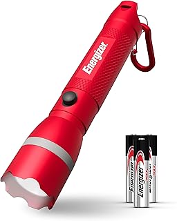 R-300 LED Flashlight Emergency Safety Light, Bright IPX4 Water Resistant Flash Light, Durable Emergency Light for Hurricane Preparedness, Batteries Included