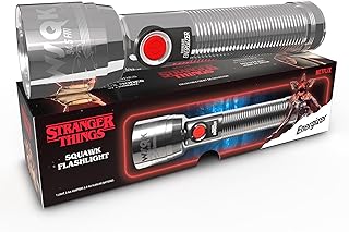 Stranger Things Squawk Retro LED Flashlight, Water Resistant and Drop Tested Camping Flashlight, Limited Edition, 250 Lumens