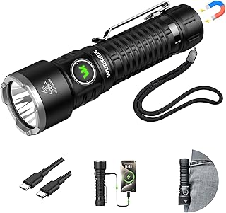 TS28 Rechargeable LED Flashlight, 3200 Lumens Super Bright Flashlight with Multiple Modes, IPX8 Waterproof Flash Lights for Camping, Hiking, Outdoor and Emergency Use