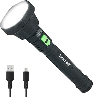 Ultac2 Rechargeable Flashlight – 1100 Lumens, Hybrid Beam and USB Charging